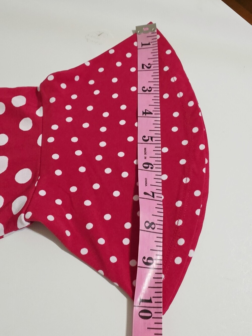 Susan Graver 1X Liquid Knit Tunic Top Pink White Polka Dot Bell Sleeve Stretch - Picture 10 of 11